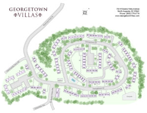 Georgetown Villas site map